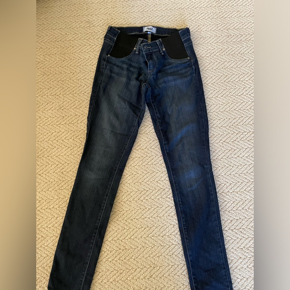 Paige maternity jeans size 24